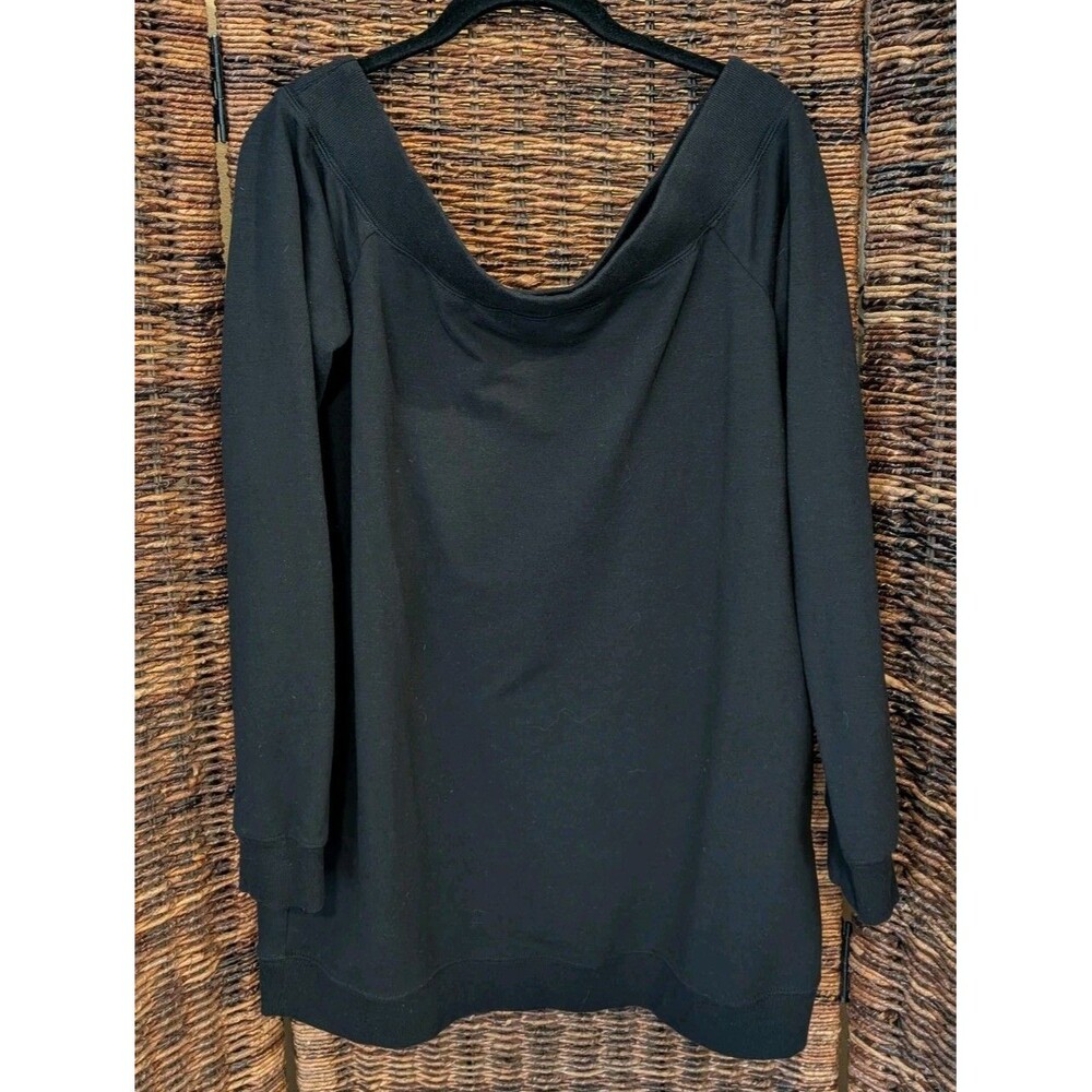 Daily Ritual Off The Shoulder Sweatshirt Modal Loungewear Comfy Relaxed Large